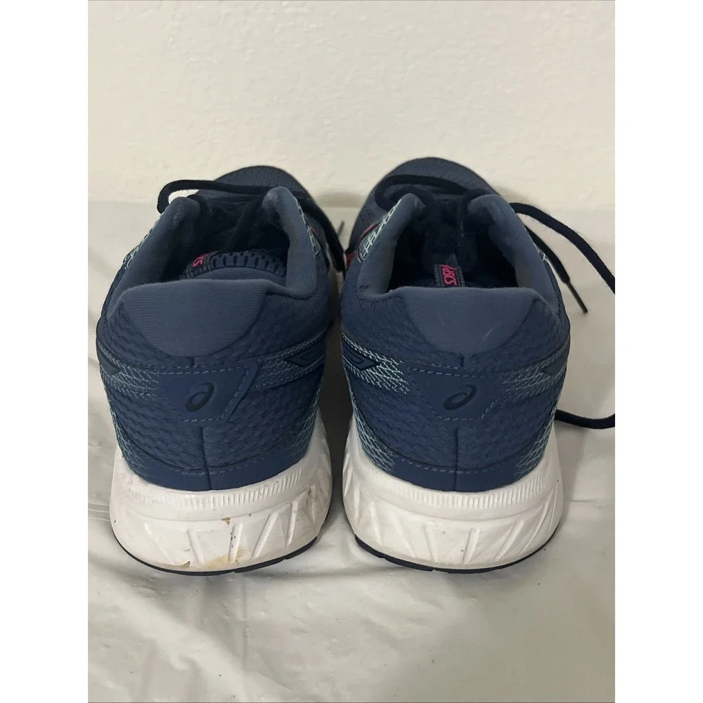 ASICS Gel Contend 6 Shoes Womens Sz 10 Blue Pink Running Training 1012A571
